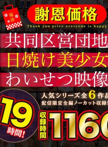 ❤【福袋】【謝恩価格】共同区営団地 日焼け少女わいせつ映像 19時間！|504faib00002 評価4.22